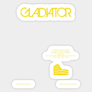 Gladiator Sticker